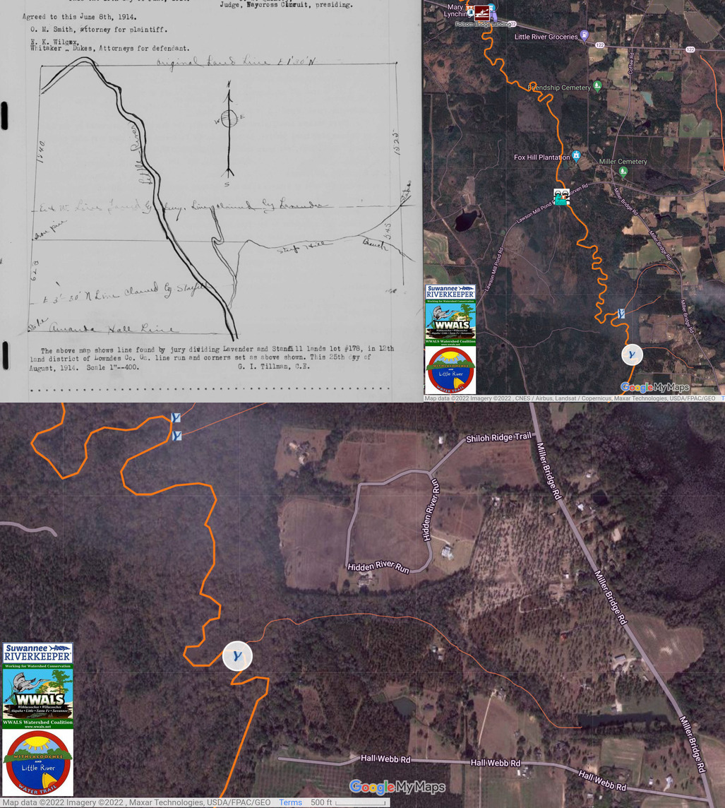 [Plat and maps: Steep Hill Branch]