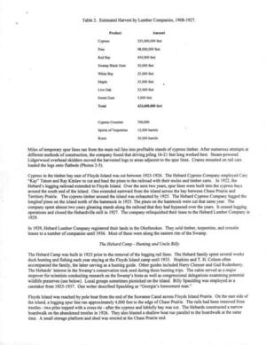 [Table 2. Estimated Harvest by Lumber Companies, 1908-1927.]
