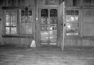 [Front door of Floyd's Cabin 8/94]