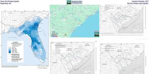 [Does the Floridan Aquifer include Columbia, SC? Apparently not. Nor the Tertiary sand aquifer.]