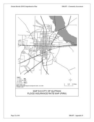 [Map D-9 City of Quitman Flood Insurance Rate Map (FIRM)]