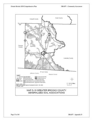 [Map D-10 Generalized Soil Associations]