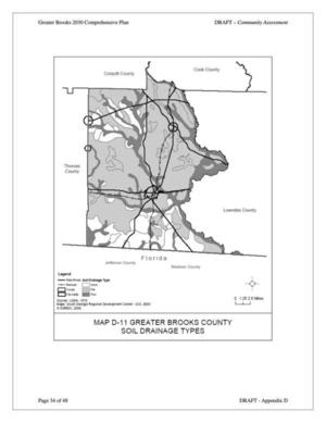 [Map D-11 County Soil Drainage Types]