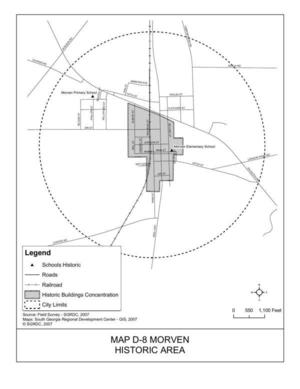 [Map D-8 [D-25] Morven Historic Area]