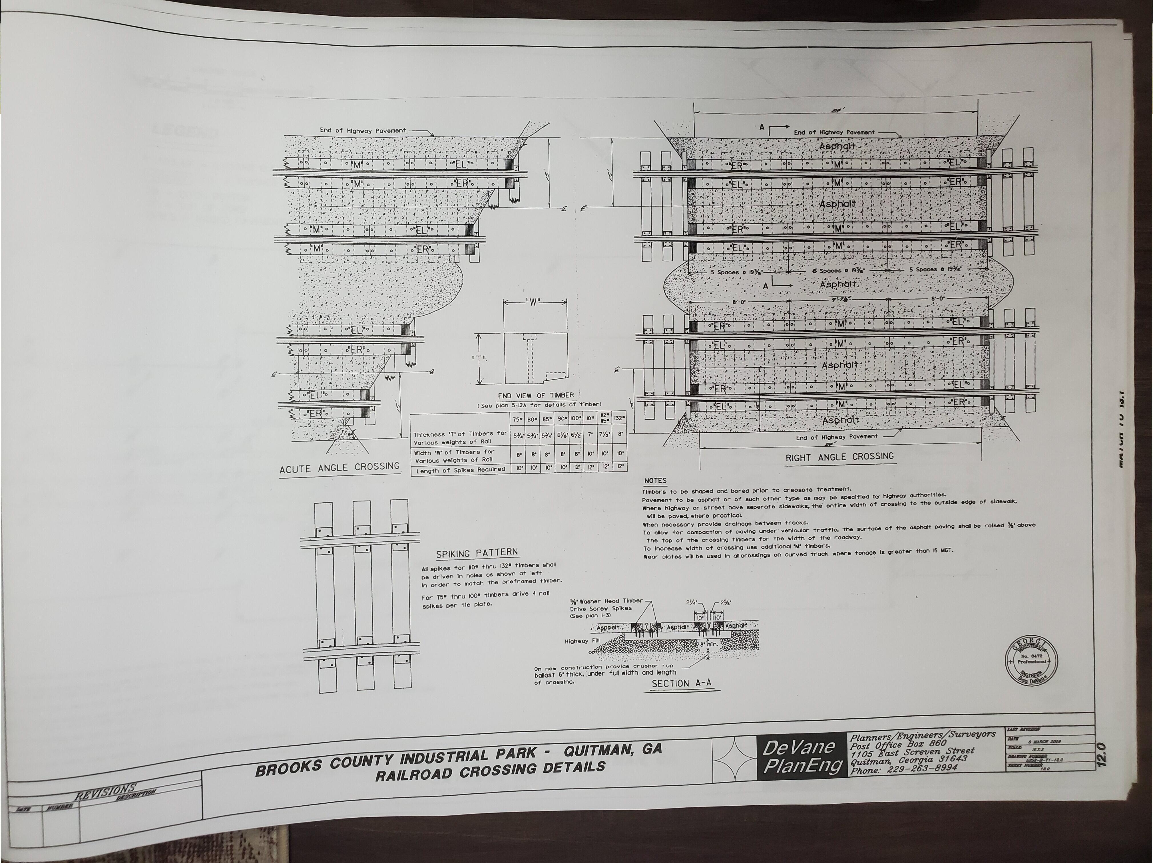 Railroad Crossing Details