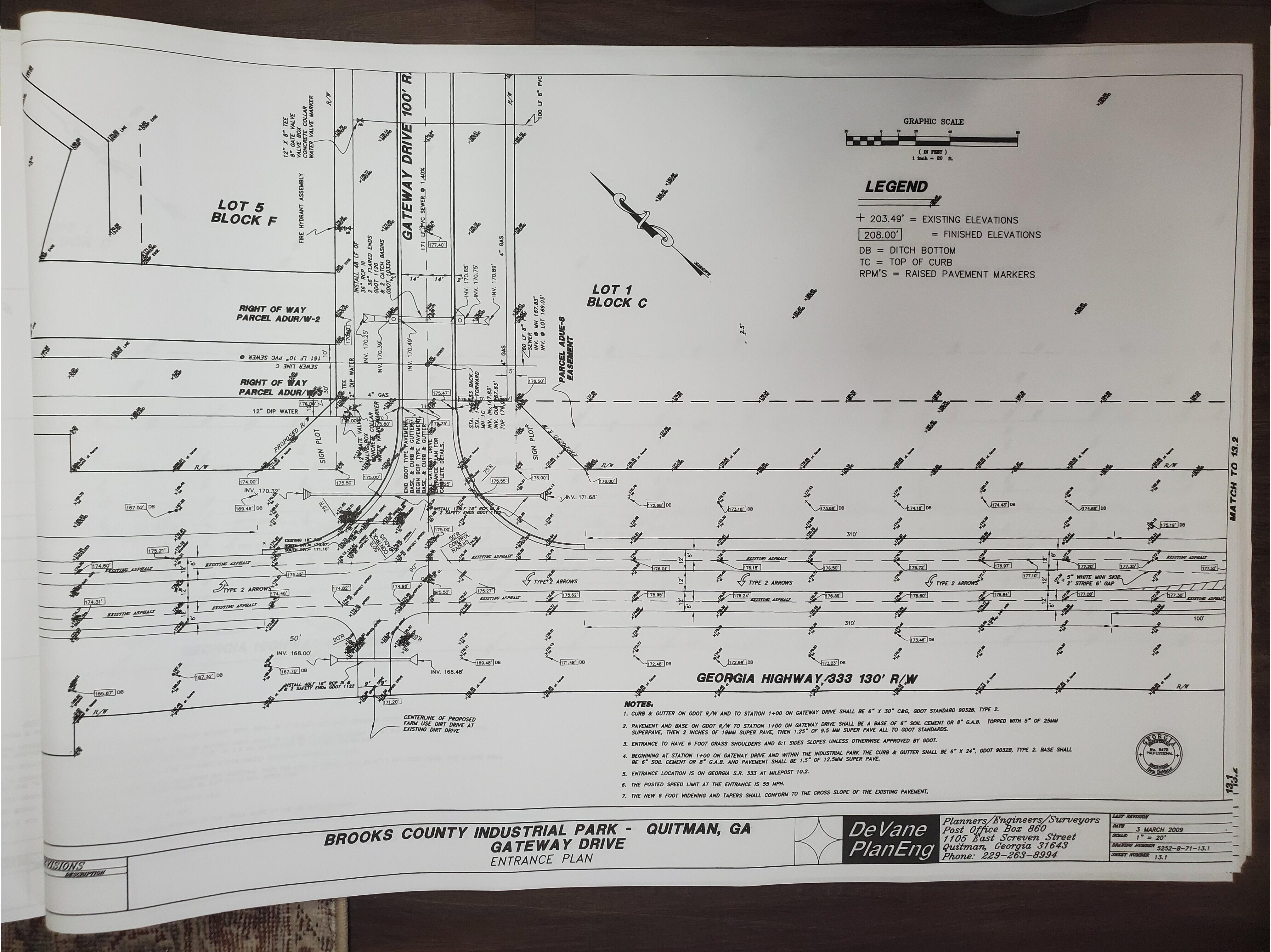 Gateway Drive Entrance Plan