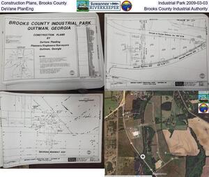 [Construction Plans, Brooks County Industrial Park 2009-03-03, DeVane PlanEng, Brooks County Industrial Authority]