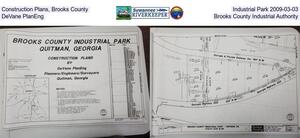 [Construction Plans, Brooks County Industrial Park 2009-03-03, DeVane PlanEng, Brooks County Industrial Authority]