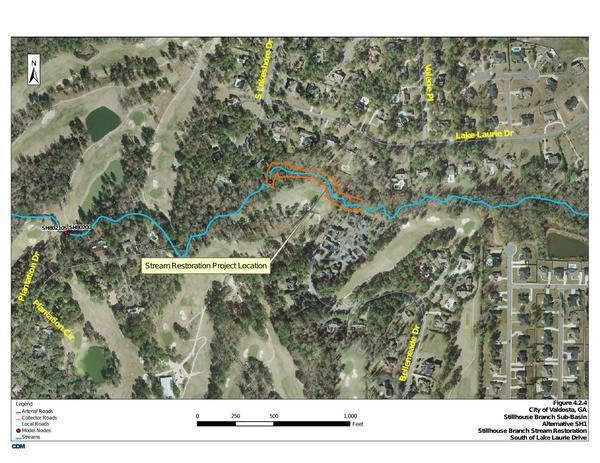 Figure 4.2.4 Stillhouse Branch Restoration South of Lake Laurie Drive