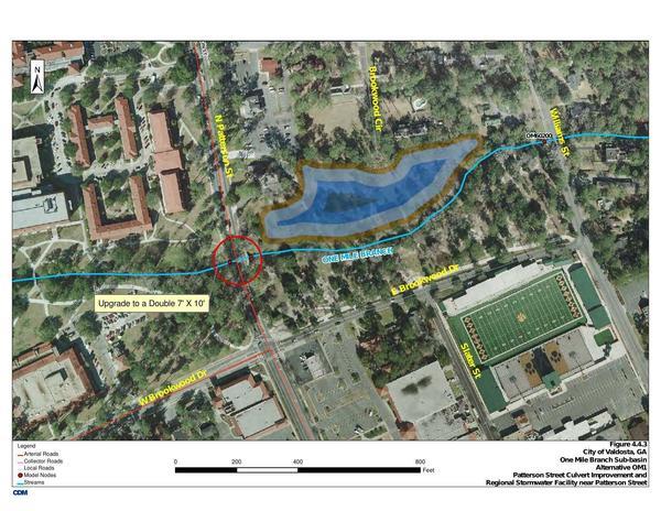 Map: Patterson Street Culvert Improvement