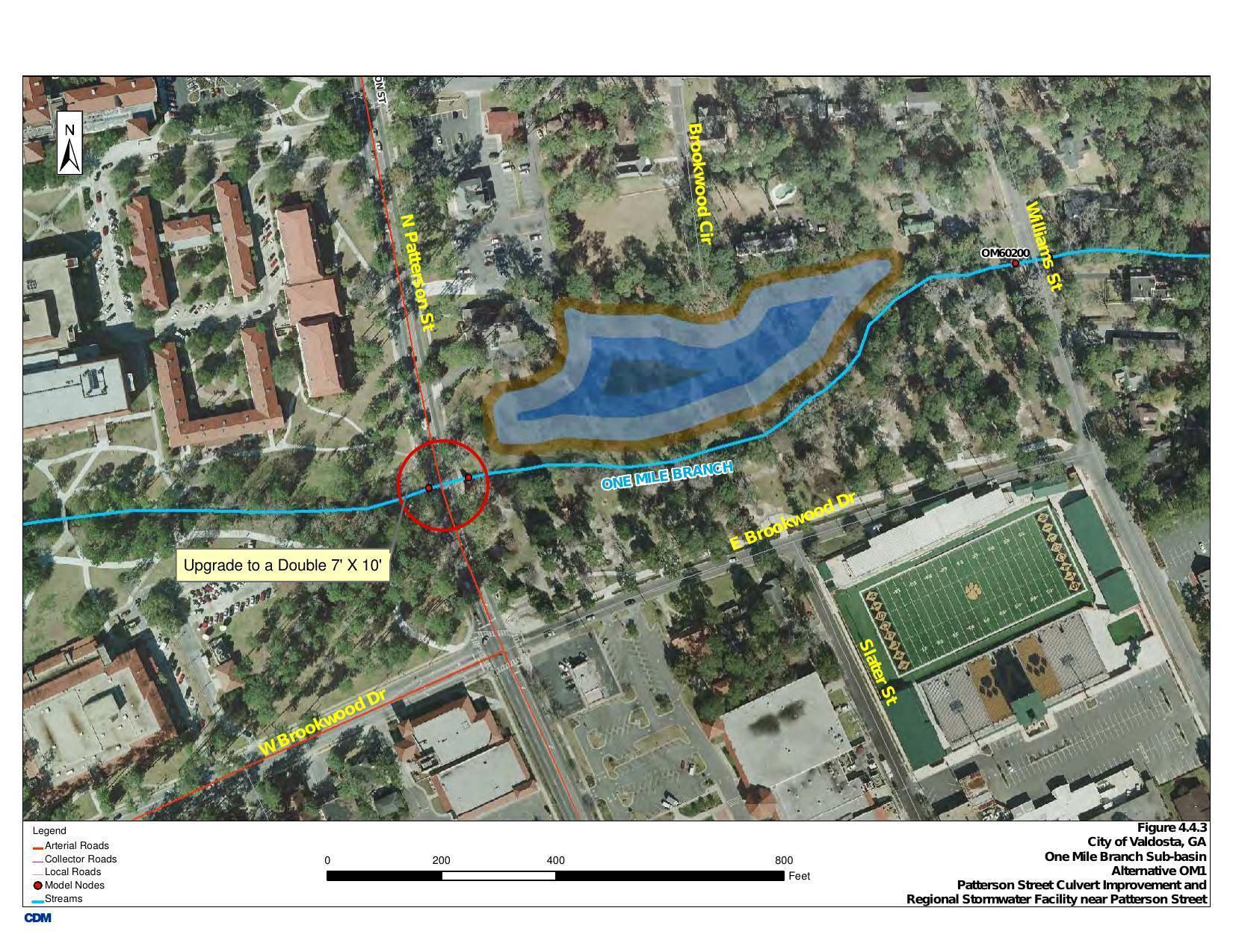 Map: Patterson Street Culvert Improvement