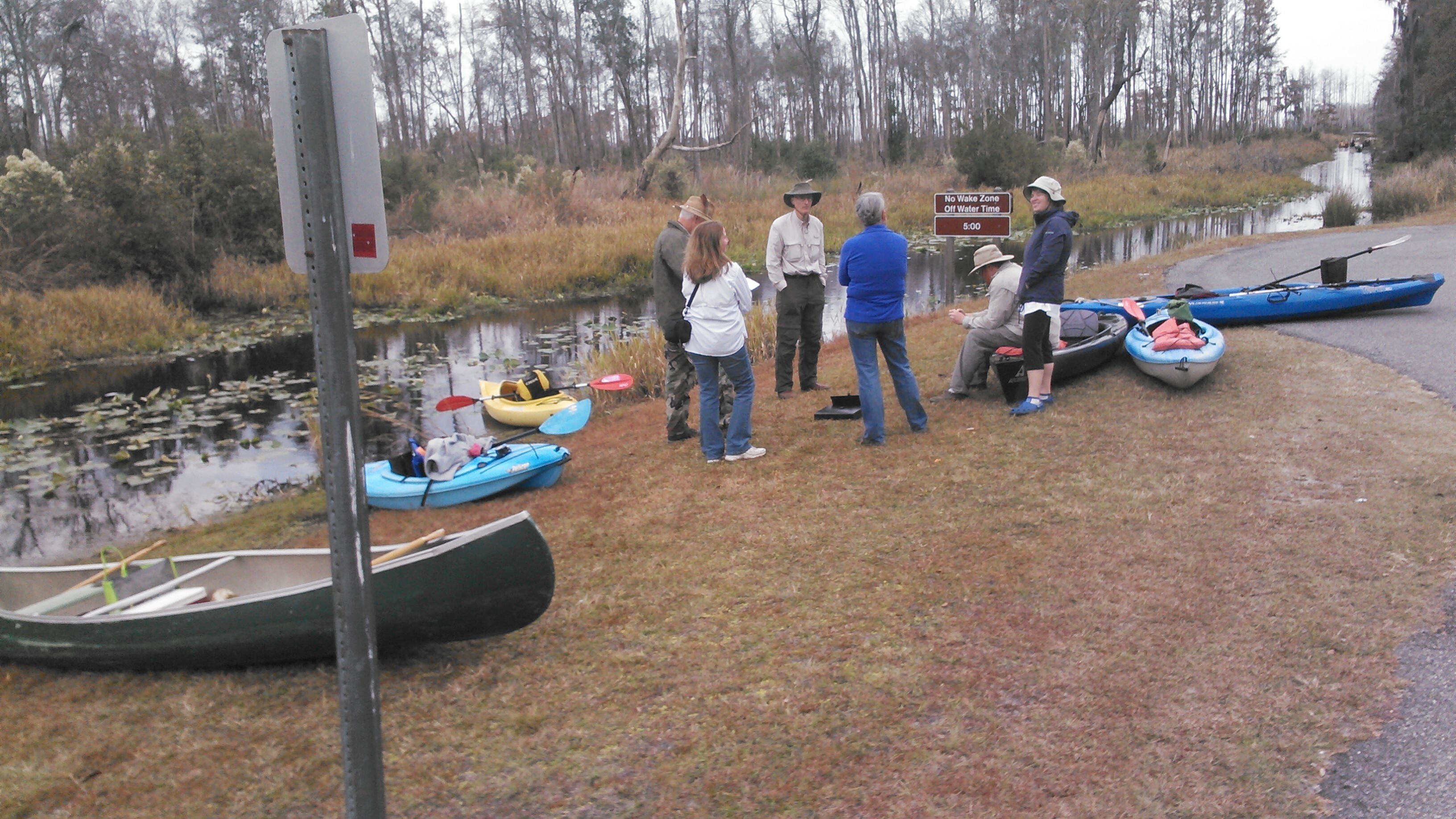 No Wake Zone, Off Water Time 5:00