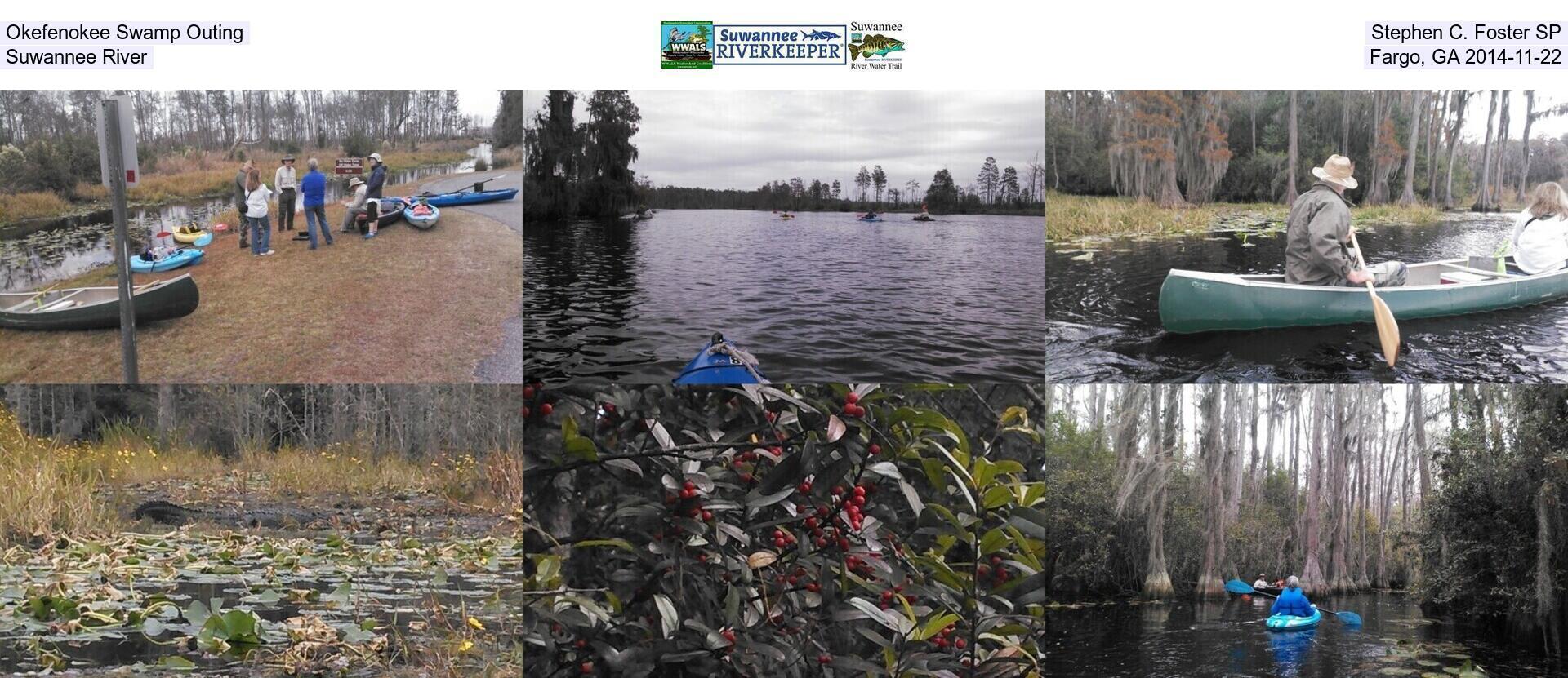 Okefenokee Swamp Outing, Stephen C. Foster SP, Suwannee River, Fargo, GA 2014-11-22