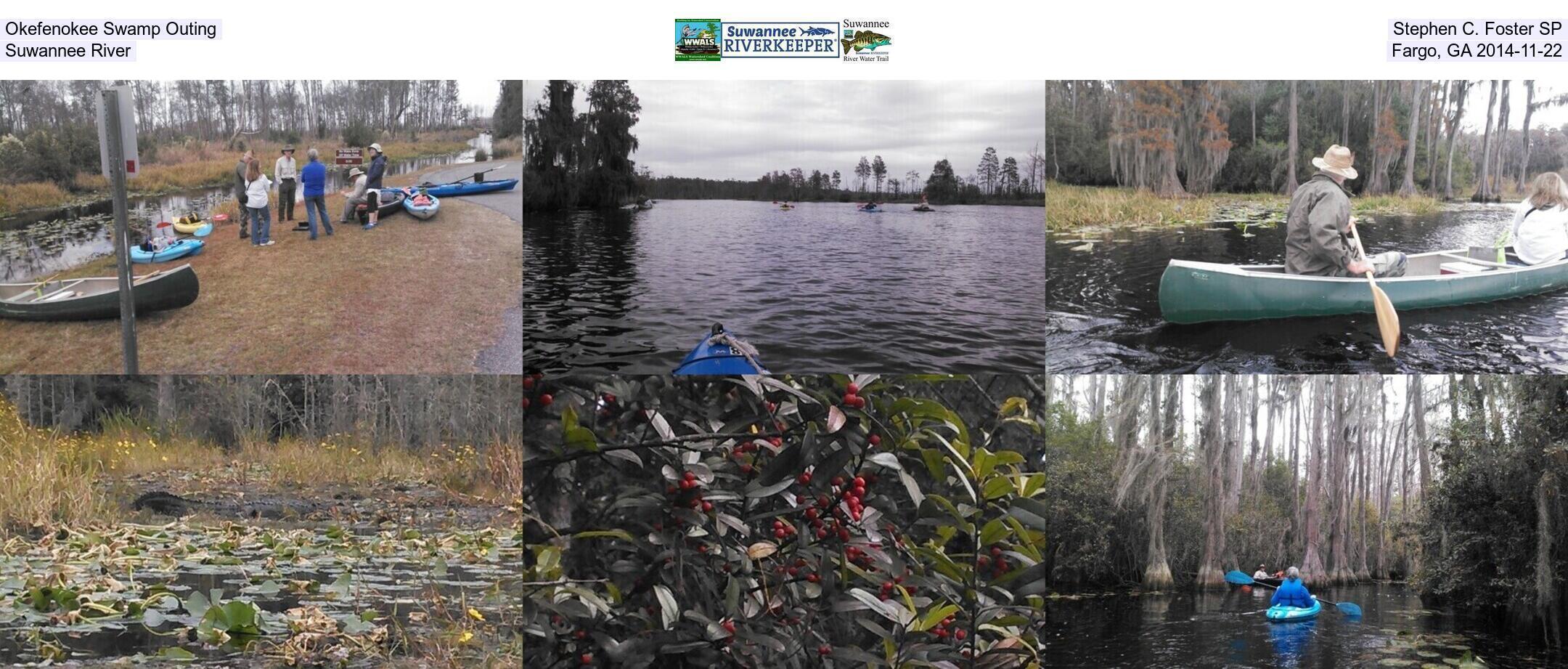 Okefenokee Swamp Outing, Stephen C. Foster SP, Suwannee River, Fargo, GA 2014-11-22