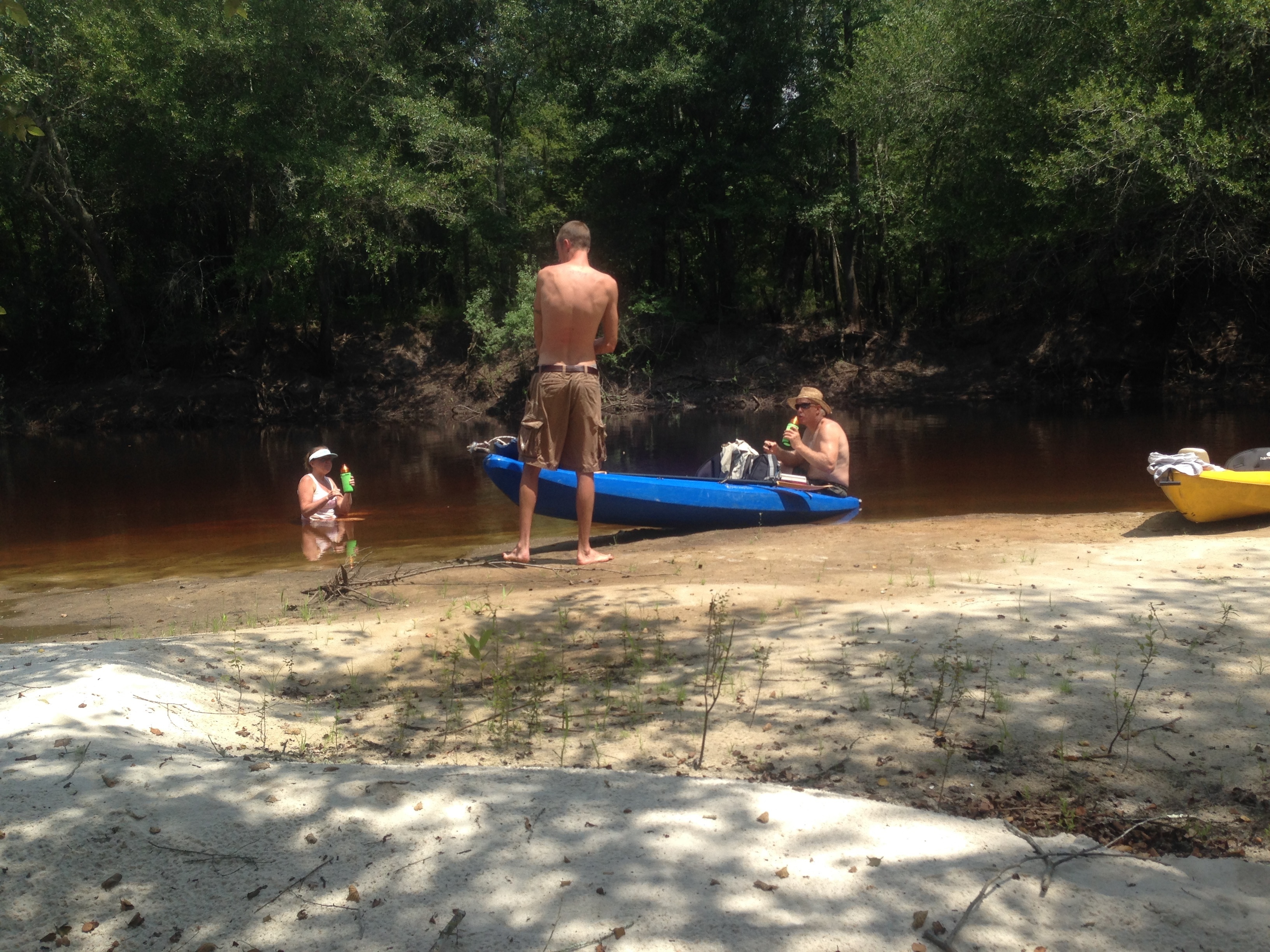 Swimming at lunch beach, --GQ C2 12:20:48, 31.0082778, -83.0230944