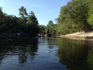 [Heading downstream, Bret Wagenhorst and guest, --GQ C2 09:08:27, 31.0455806, -83.0433722]