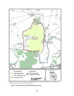 [Figure 2. Okefenokee National Wildlife Refuge Overview.]