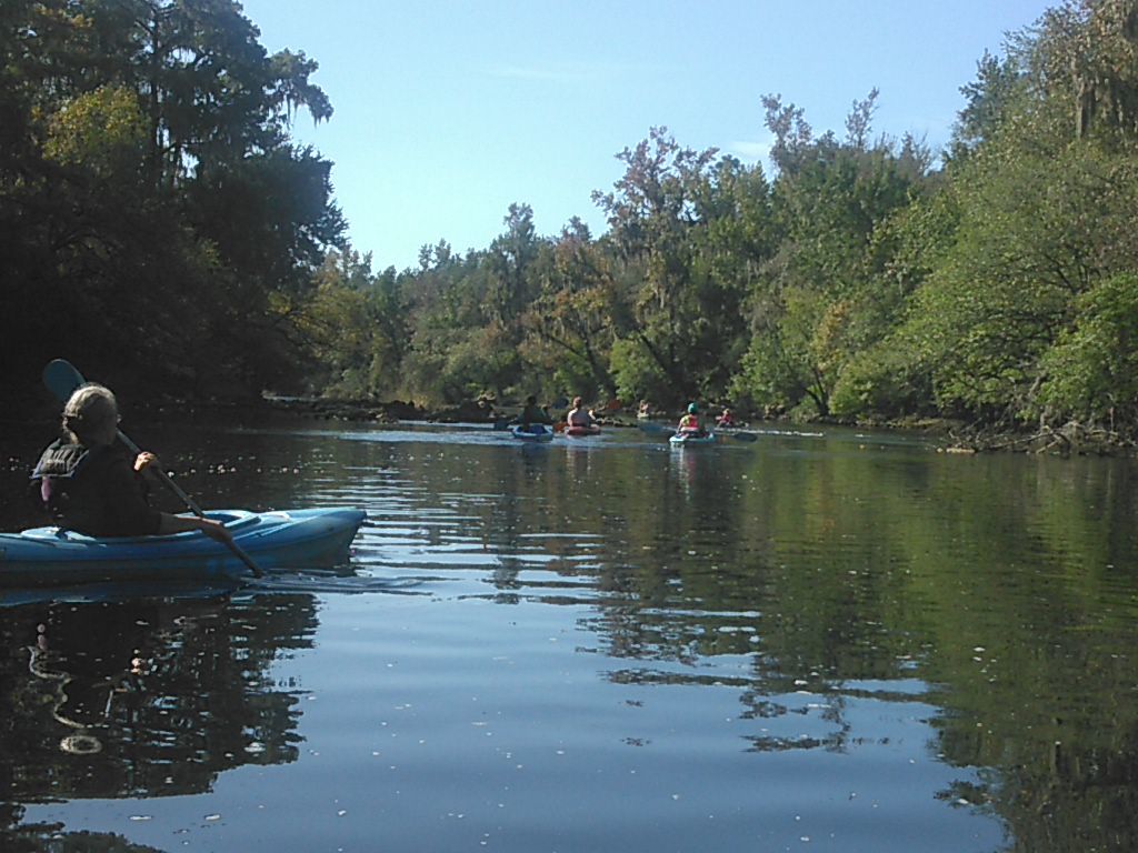 Gretchen and the boaters 30.5822926, -83.2627106