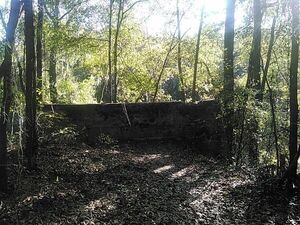 [Remains of Belleville Bridge, Madison County side 30.5957298, -83.2596435]