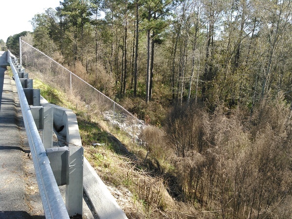 [Chain link fence southwest side]