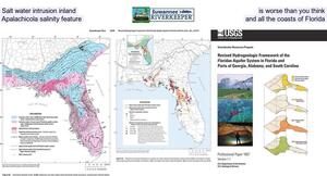 [Salt water intrusion inland is worse than you think, Apalachicola salinity feature, and all the coasts of Florida]