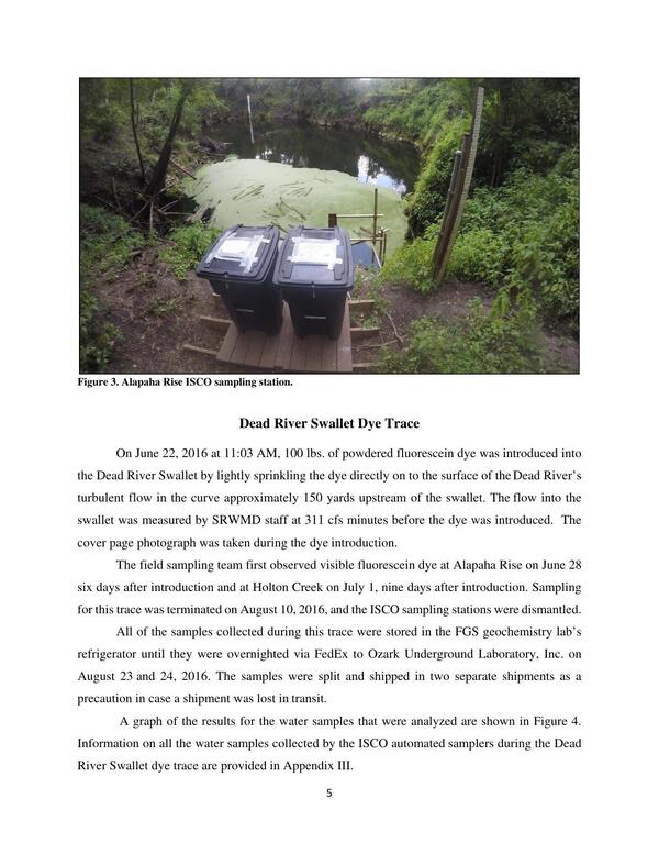 Figure 3. Alapaha Rise ISCO sampling station.