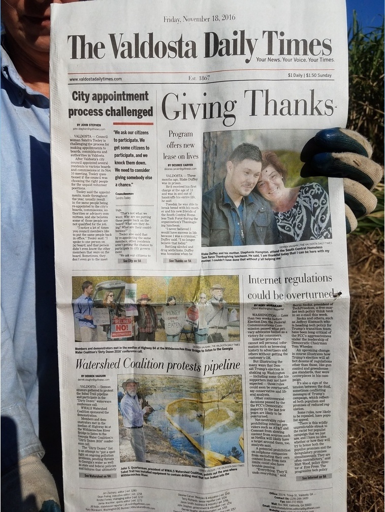 Front page, 2016-11-18 --VDT