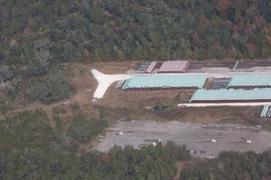 [Lake City pipe yard in Falling Creek wetlands]