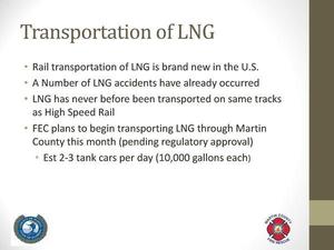 [Transportation of LNG]