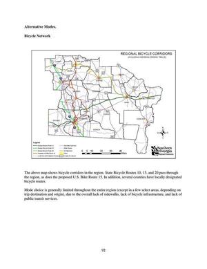 [Page 92: Bicycle Network Map]