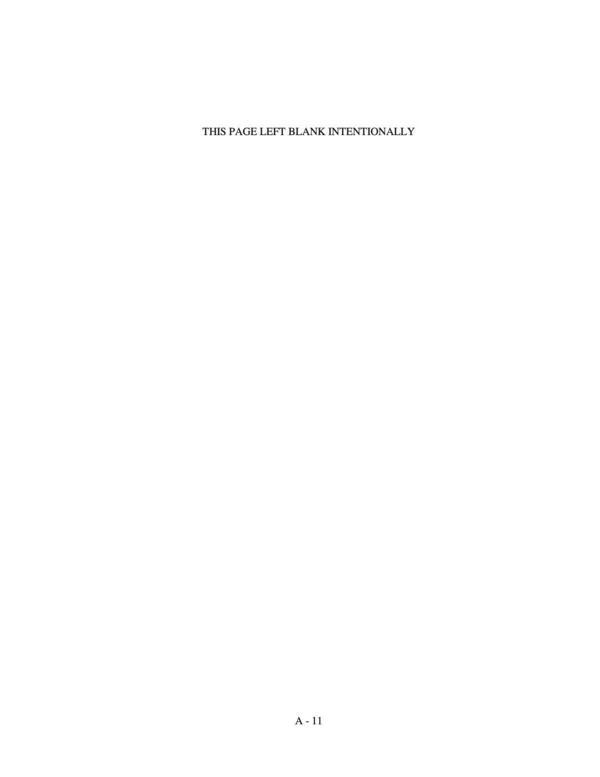 THIS PAGE LEFT BLANK [NTENTIONALLY A-11