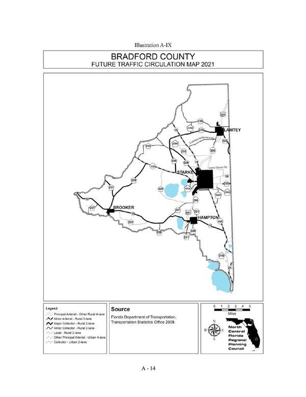 Illustration A-IX FUTURE TRAFFIC CIRCULATION MAP 2021