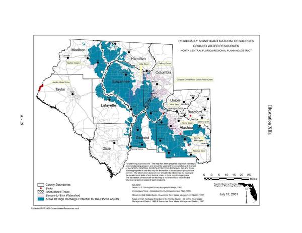 Illustration XIIa Ground Water Resources, Regionally Significant Natural Resources