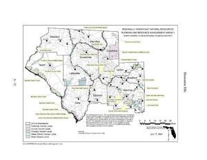 [Illustration XIIc Planning and Resource Management Areas 1, Regionally Significant Natural Resources]