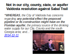 Valdosta resolution