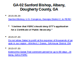 GA-02 Sanford Bishop, Albany, Dougherty County, GA