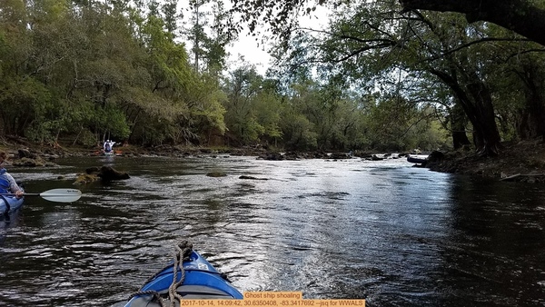 Ghost ship shoaling, 2017-10-14, 14:09:42, 30.6350408, -83.3417692 --jsq for WWALS