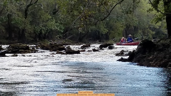 Tom and Karen, 2017-10-14, 14:11:43, 30.6350709, -83.3417081 --jsq for WWALS