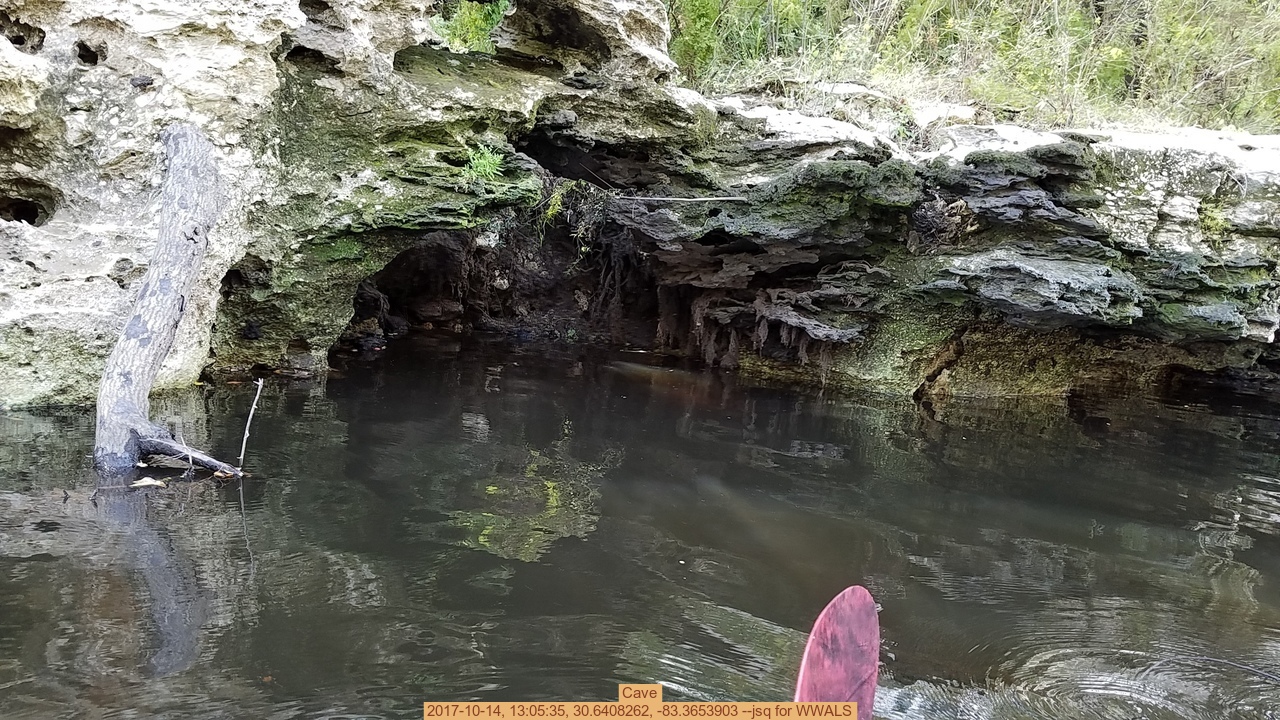 Cave, 2017-10-14, 13:05:35, 30.6408262, -83.3653903 --jsq for WWALS