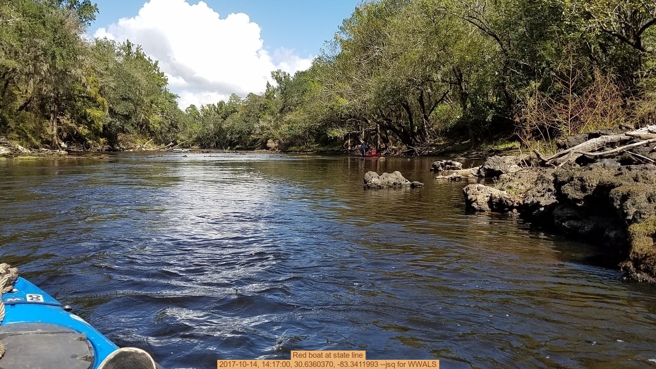 Red boat at state line, 2017-10-14, 14:17:00, 30.6360370, -83.3411993 --jsq for WWALS