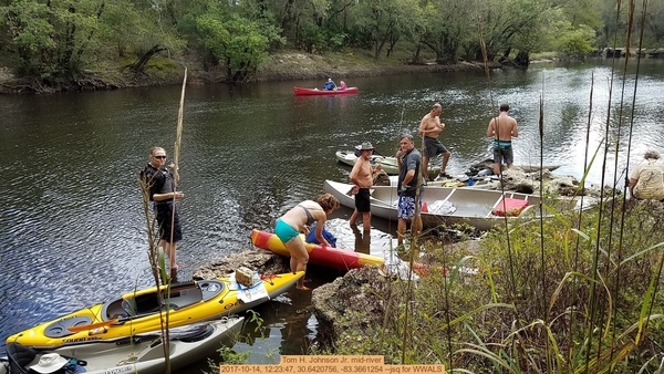 Tom H. Johnson Jr. mid-river, 2017-10-14, 12:23:47, 30.6420756, -83.3661254 --jsq for WWALS