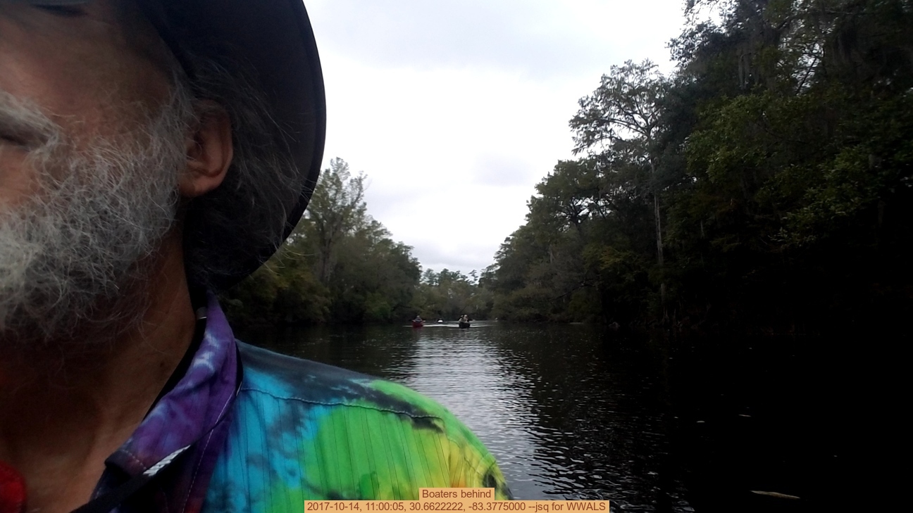 Boaters behind, 2017-10-14, 11:00:05, 30.6622222, -83.3775000 --jsq for WWALS