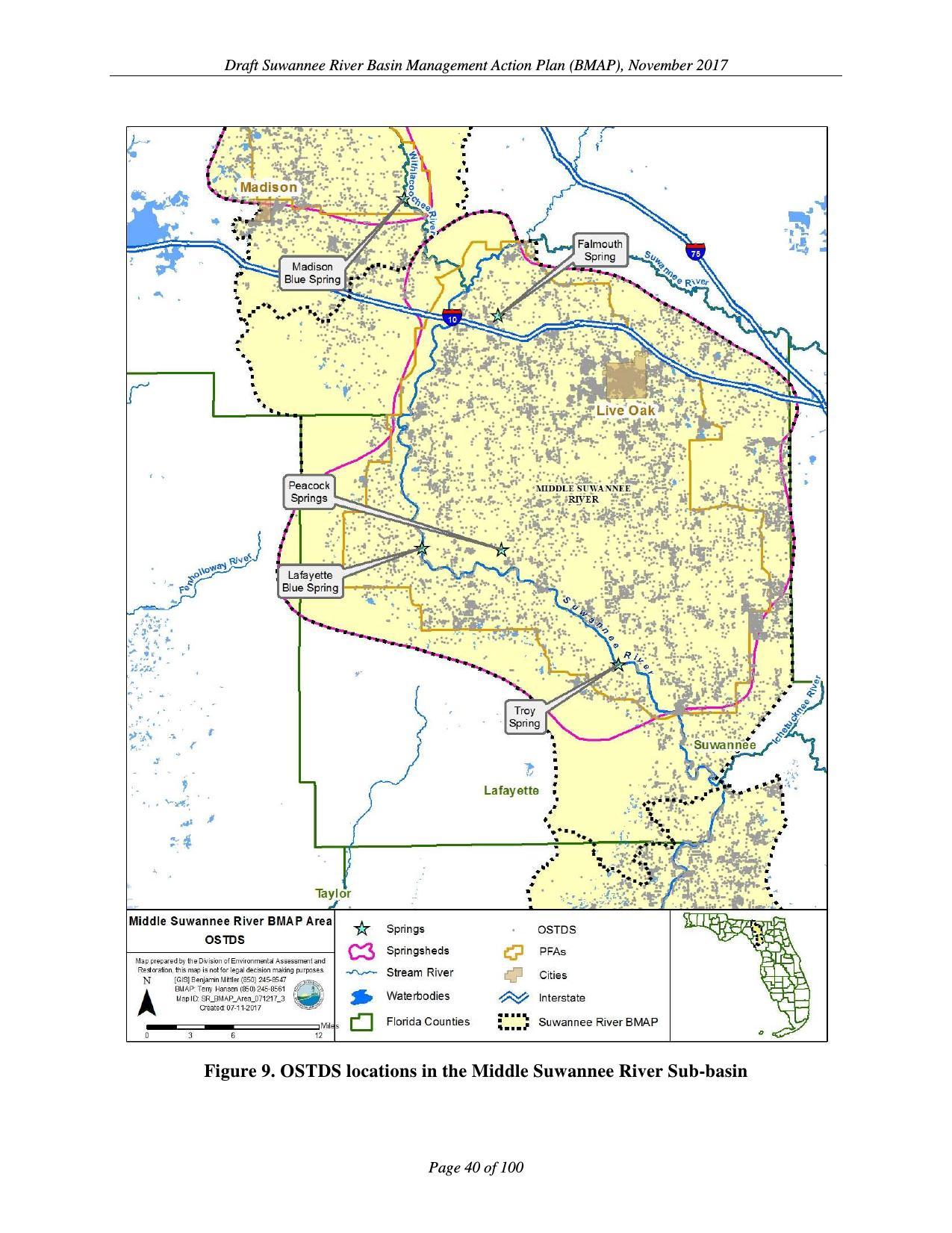 Figure 9. Middle Suwannee River Sub-basin