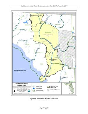 [Figure 1. Suwannee River BMAP area]