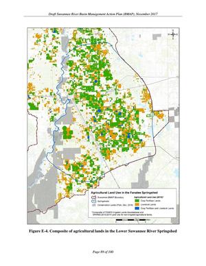 [Figure E-4. Lower Suwannee River Springshed]