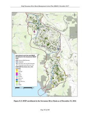 [Figure E-5. Suwannee River Basin as of December 31, 2016]