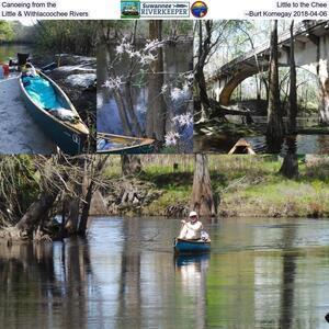 [Canoeing from the Little to the Chee, Little & Withlacoochee Rivers --Burt Kornegay 2018-04-06]