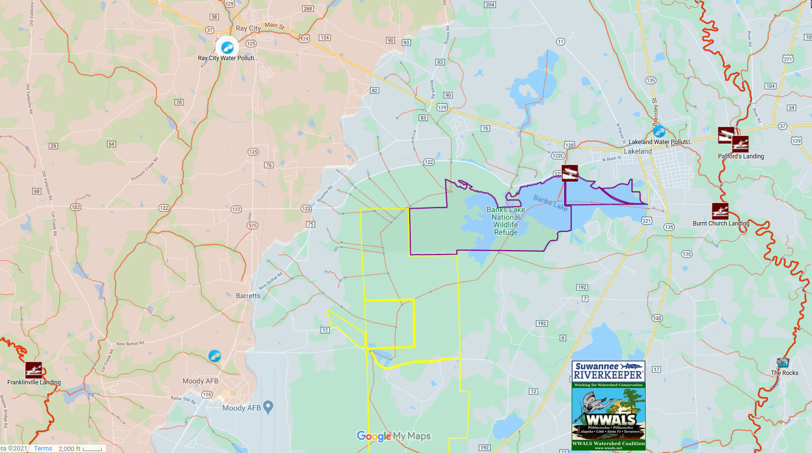 Ray City, Moody AFB, and Lakeland Wastewater Treatment Plants