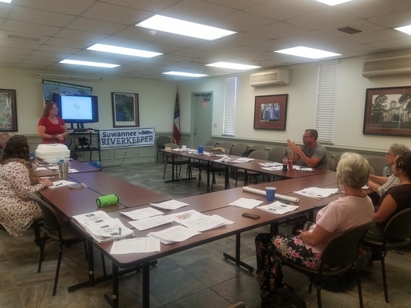 [Julie Shutters, Ronnie Thomas, Erica McLelland, Shirley Kokidko, Joanne A. Wardell, Gretchen Quarterman, Bobby McKenzie, John S. Quarterman (hat)]