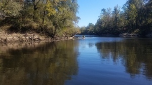 [Bret Miller at the second bend, 13:23:45, 30.63332, -83.30965]